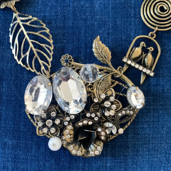 Brass Embellished Necklace - Picture 2 of 5